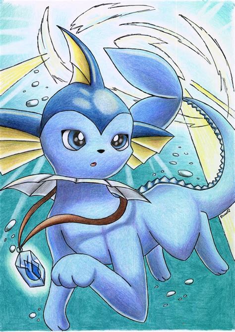 Vaporeon underwater - Pokémon Fan Art (23417730) - Fanpop