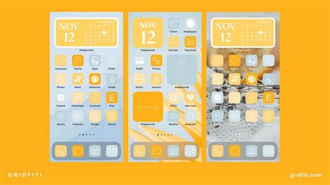 17 Yellow App Icon Packs for iOS 17 (iPhone & iPad) | Gridfiti