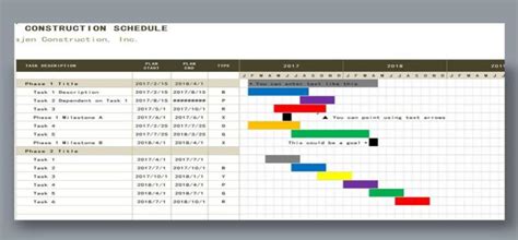 schedule of works construction project Schedule sample excel ~ excel ... - Project Schedule ...