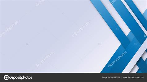 Minimal Geometric Background Dynamic Blue Shapes Composition White Lines Abstract Stock Vector ...