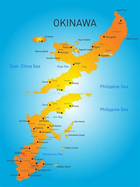 map of Okinawa, Japan | Japan map, Okinawa japan, Okinawa japan pictures