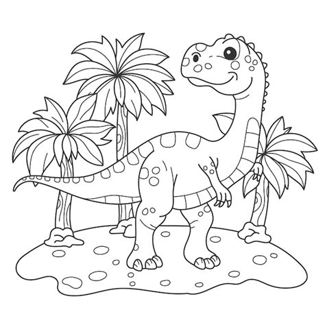 Dinosaurs Coloring Page Images - Free Download on Freepik