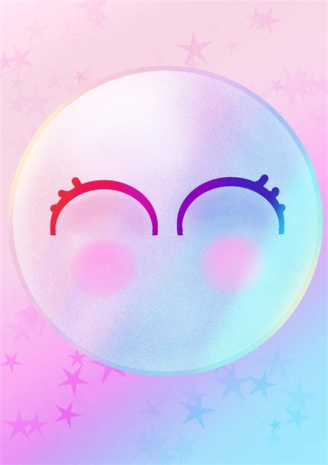 Cute rainbow face emoji | Rainbow face, Logo face, Wall art canvas prints