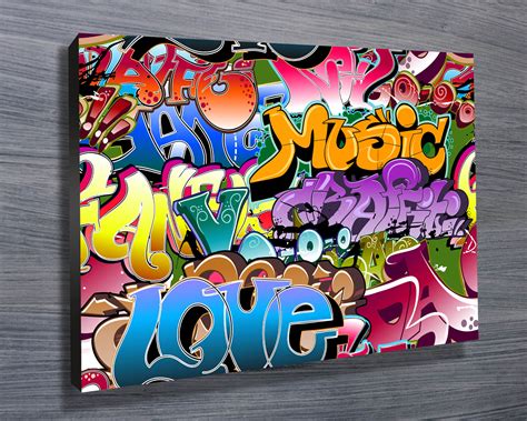 Graffiti Pop Art Canvas Prints Australia - graffiti art