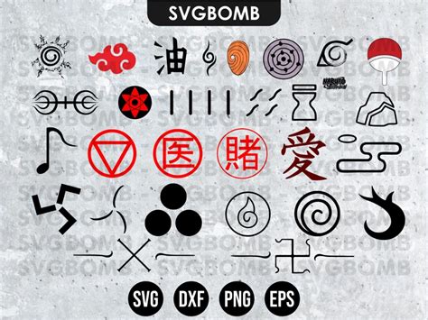 Naruto SVG - Naruto Clans Logo SVG Bundle | Vectorency | Naruto clans, Naruto, Anime tutorial