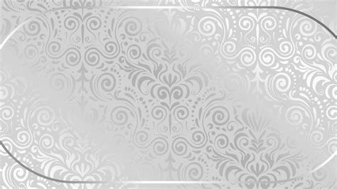 Best Silver Pattern Powerpoint Background For Presentation - Slidesdocs.com