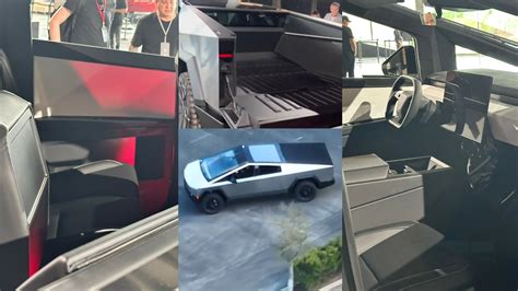 New Images Of Tesla Cybertruck Show Glass Roof, Tonneau Cover, And Interior | Carscoops