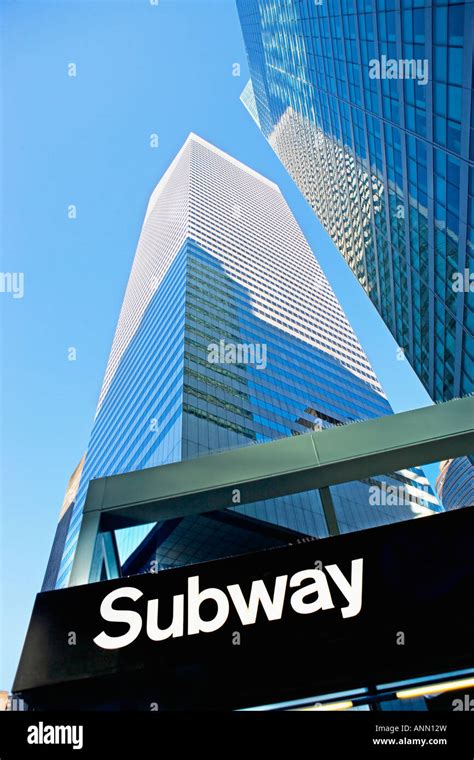 New York City subway sign Stock Photo - Alamy