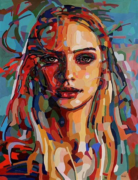 Portraits series, years 2015-2018 | Art in 2019 | Acrylic portrait painting, Painting, Portrait ...