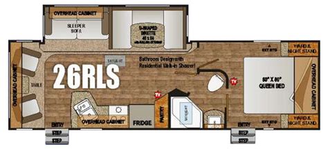 26 Foot Travel Trailer Floor Plans - floorplans.click