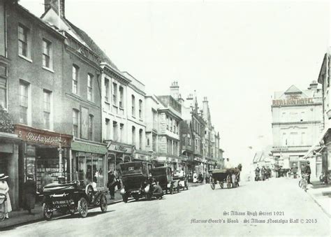 High Street St Albans 1921 St Albans, Past, Nostalgia, Saints, Street View, Views, High ...