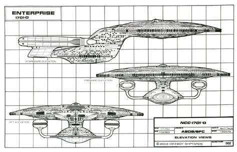 Enterprise Ncc 1701 D Schematics Enterprise Class Galaxy Uss