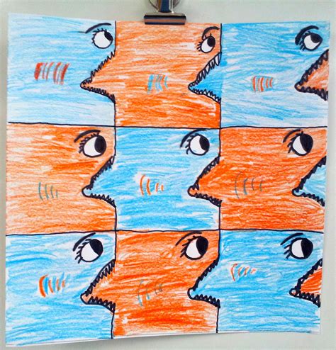 Tessellation Monsters! (4th) - Art with Mrs. Nguyen