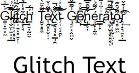 Glitch Text Generator - India | about.me