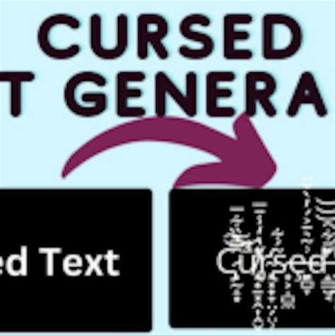 Cursed Text Generator — Hashnode