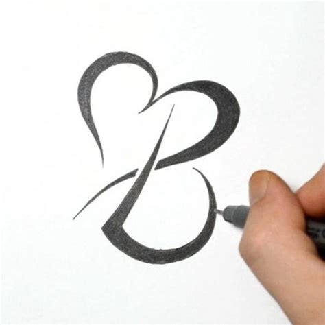 70+ Letter B Tattoo Designs, Ideas and Templates - Tattoo Me Now | Letter b tattoo, Alphabet ...