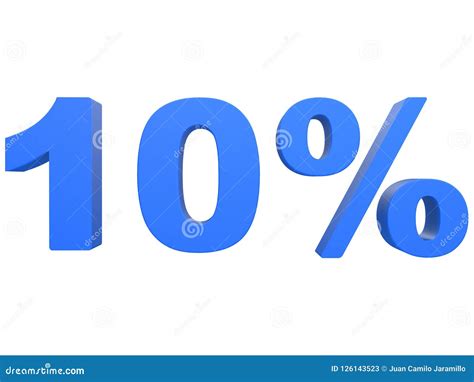 Percent Off Discount . 3d Blue Text Isolated on a White Background 3d Rendering Stock ...