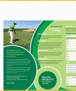 Golf Outing Registration Form Template