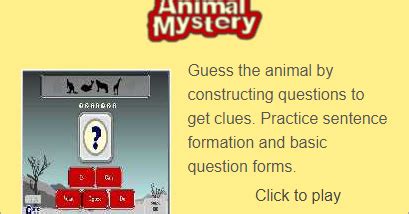 PROYECTO BILINGUE CBM: Animal Mystery Game