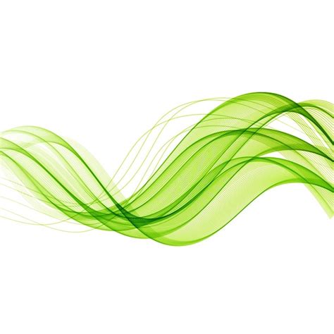 Abstract Green Wavy Lines Vector Background | Free Vector Graphics | All Free Web Resources for ...