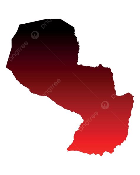 Map Of Paraguay Red Background Vector Vector, Red, Background, Vector PNG and Vector with ...