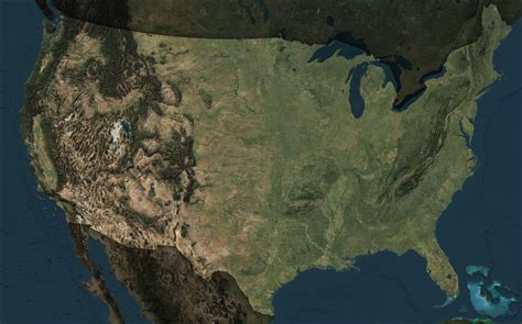 Terrain Map Of The United States - Draw A Topographic Map