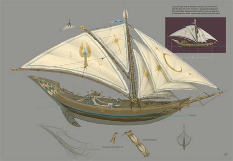 Sailing Ship Concept Art and Illustrations | Concept Art World