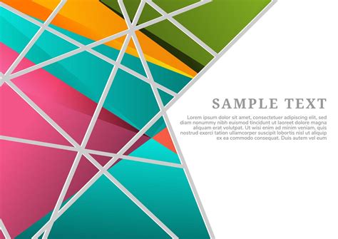 Abstract geometric colorful background 1263415 Vector Art at Vecteezy