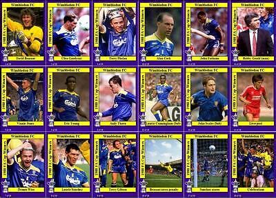 Wimbledon FC 1988 FA Cup winners football trading cards | eBay