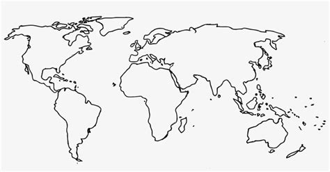 10 best blank world maps printable printableecom - free printable blank outline map of world png ...