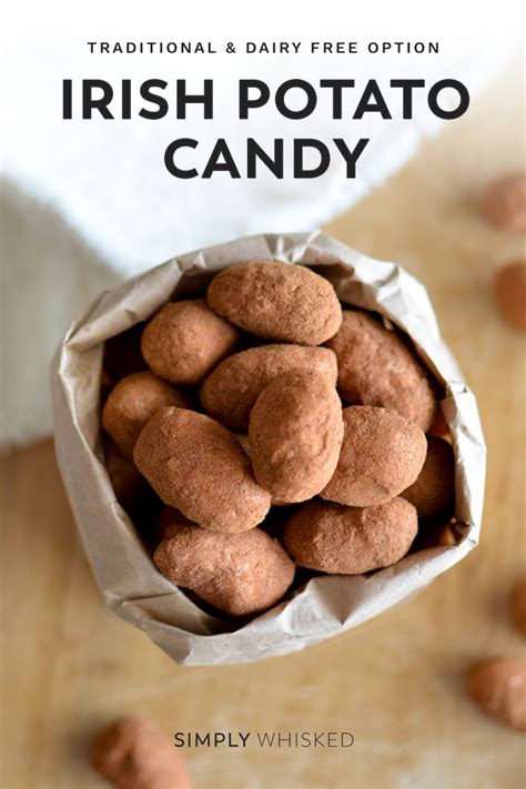 Irish Potato Candy (Dairy Free Option) - Simply Whisked