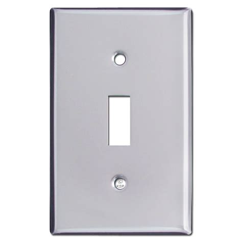 Single Toggle Light Switch Covers - Polished Chrome