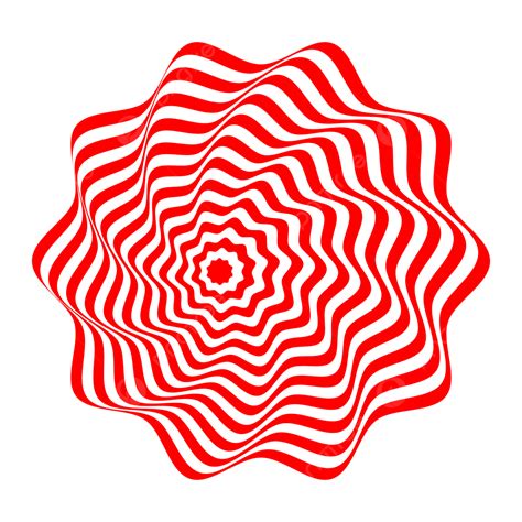 Red Optical Illusion Spiral Vector, Op Art Spiral, Red Hypnotic Swirl, Optical Illusion Vector ...