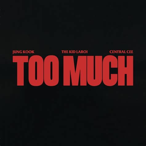 TOO MUCH - Single by Central Cee, Jung Kook, The Kid LAROI Download MP3 ...