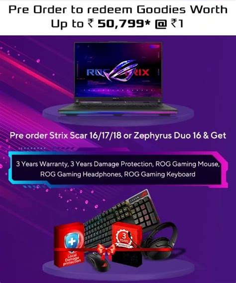 Asus starts pre-orders for ROG Strix Scar 2023 Series & Zephyrus M16 Gaming Laptops in India ...