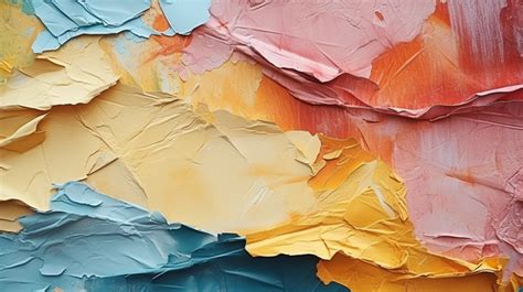 Vibrant Abstract Paper Texture Background Minimalistic Colorful Cardboard With Ample Copy Space ...