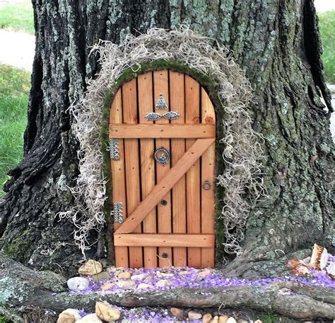 CUSTOM MADE FAIRY Door Handmade repurposed wood fairy garden | Etsy