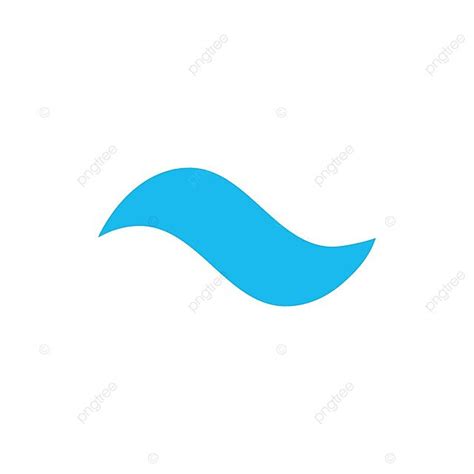 Template For Blue Wave Logo Vector Illustration Available On White Background Vector, Creative ...