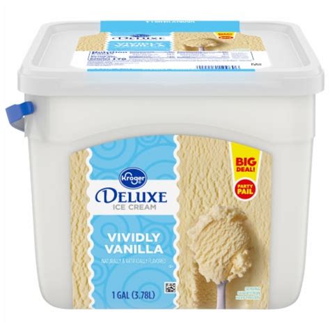 Kroger® Deluxe Vividly Vanilla Ice Cream Party Pail BIG DEAL!, 1 gallon - Kroger