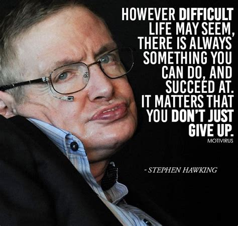 Stephen Hawking Quotes Life Hope | LightningHeadlines