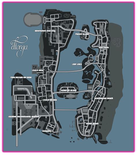 Gta Vice City Map Of Hidden Packages