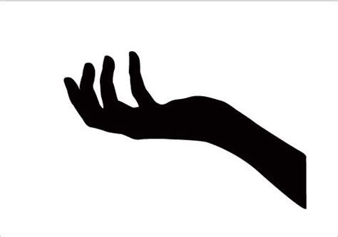 Hand Silhouette at GetDrawings | Free download