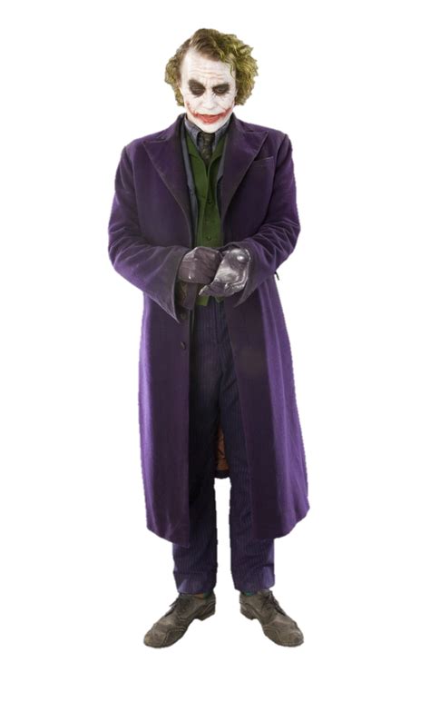 a man in a joker costume standing with his hands on his hips