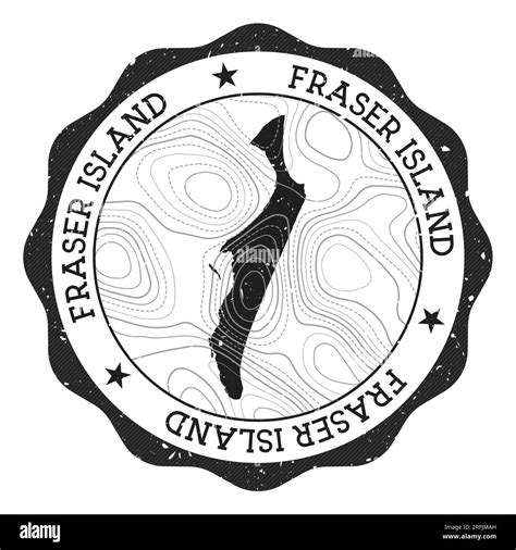 Fraser island map Black and White Stock Photos & Images - Alamy