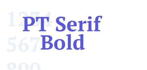 PT Serif Bold - Font Free [ Download Now ]