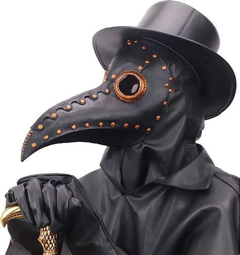 Halloween Horror Plague Doctor Bird Mask Long Nose Beak Punk Steampunk Cosplay Halloween Mask ...