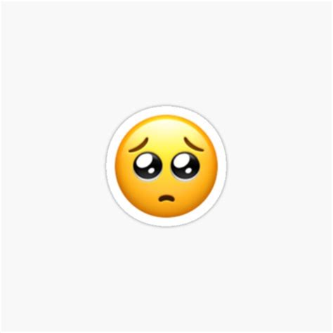 "Sad Emoji" Sticker for Sale by joemcl | Redbubble