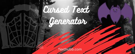 Create Awesome Cursed Text With Our Free Cursed Text Generator