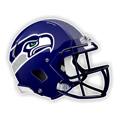 Seattle Seahawks Football Helmet Precision Cut Decal / Sticker