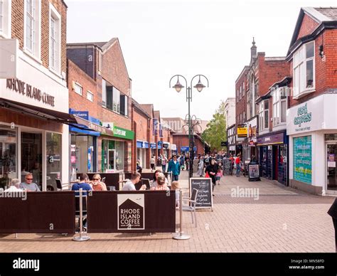 Town centre in Crewe Cheshire UK Stock Photo - Alamy